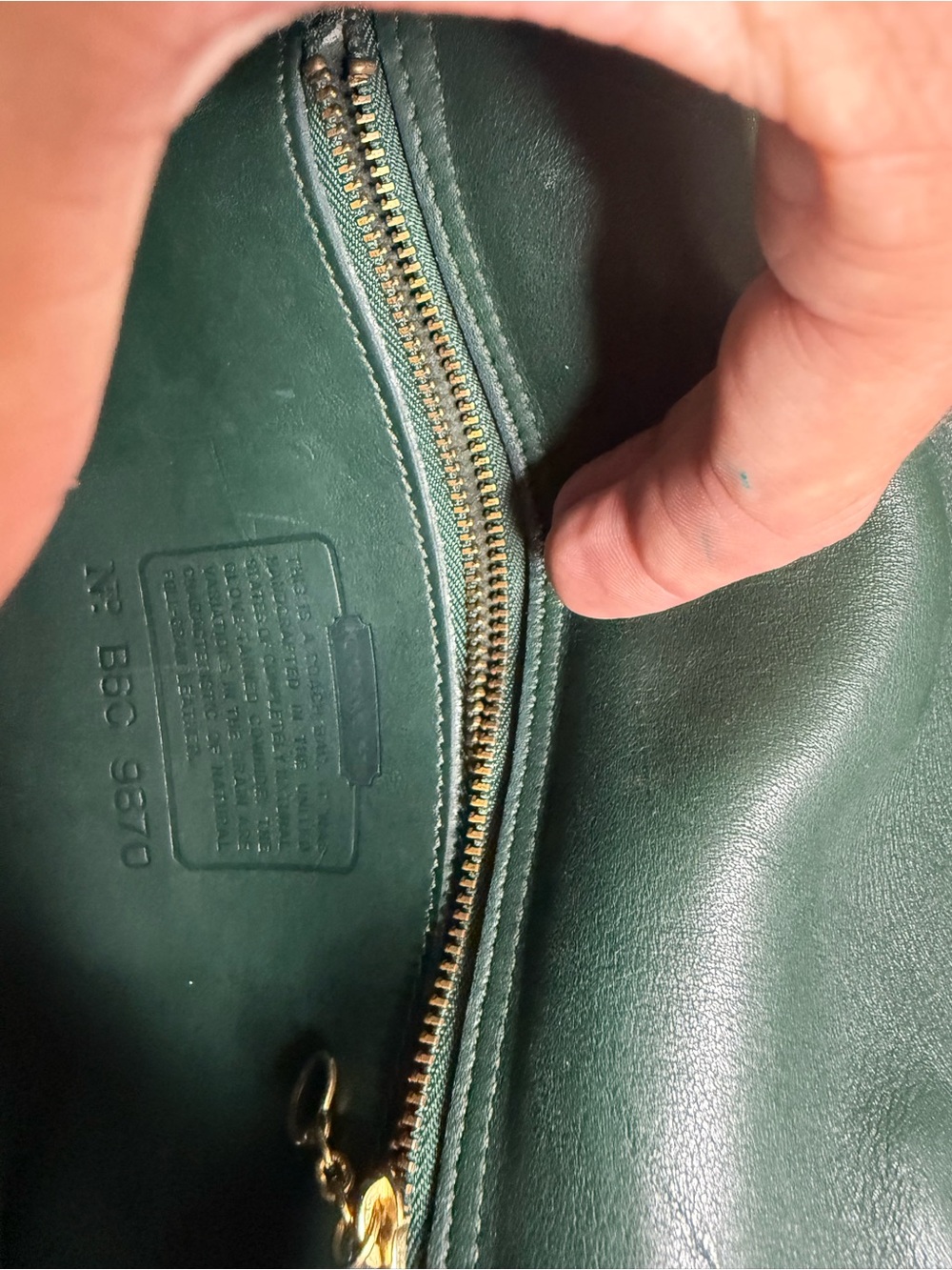 Vintage Coach Original Court Bag bottle green 💚🍾💚🍾 - Picture 5 of 6